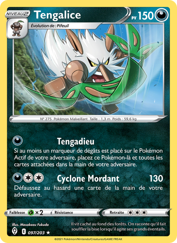 Tengalice 97 — Evolving Skies (French Pokémon TCG card)