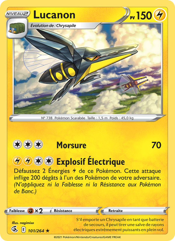 Lucanon 101 — Fusion Strike (French Pokémon TCG card)