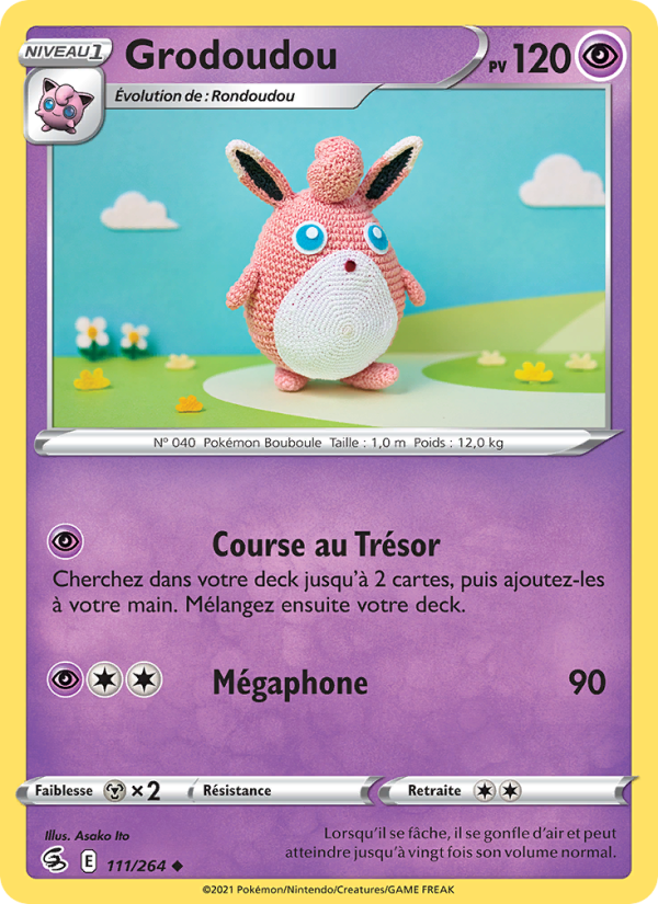 Grodoudou 111 — Fusion Strike (French Pokémon TCG card)
