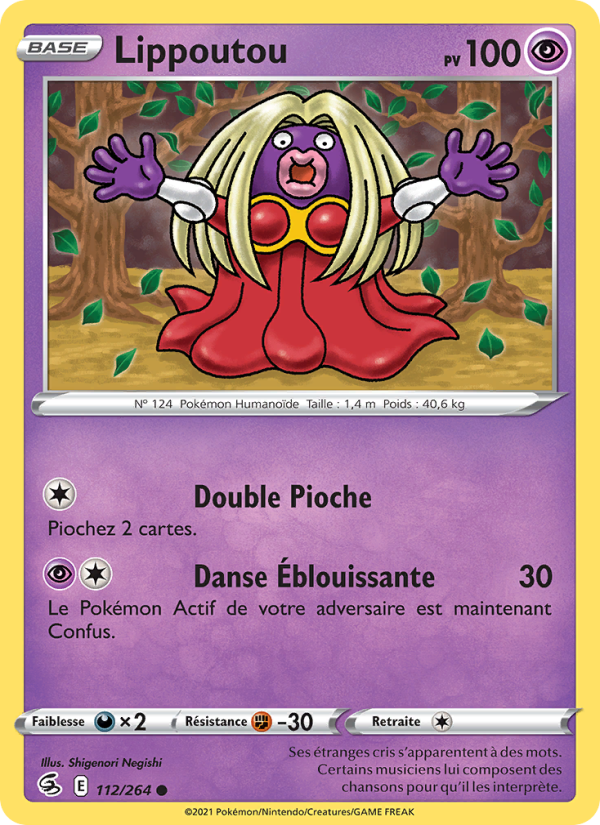 Lippoutou 112 — Fusion Strike (French Pokémon TCG card)
