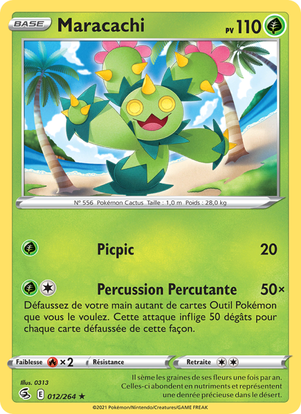 Maracachi 12 — Fusion Strike (French Pokémon TCG card)