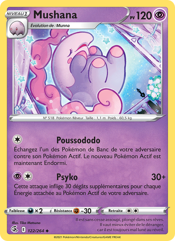 Mushana 122 — Fusion Strike (French Pokémon TCG card)
