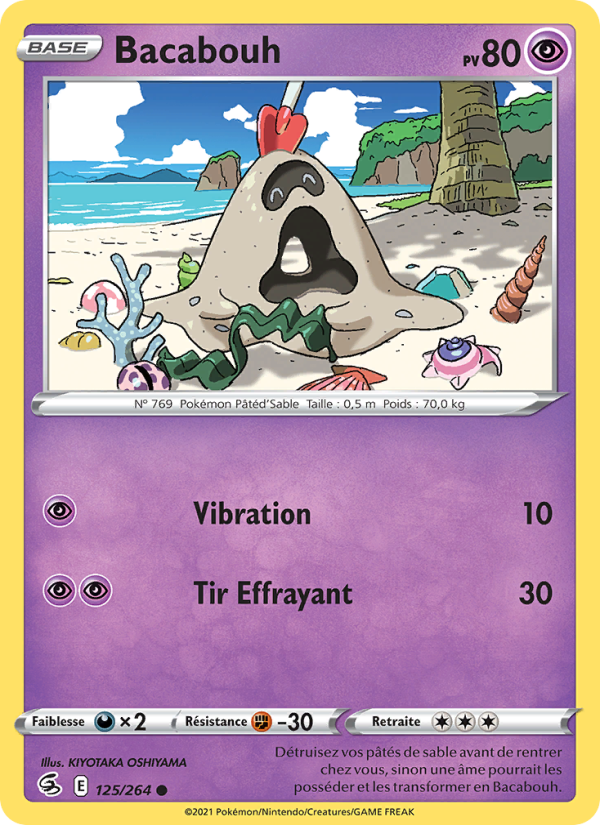 Bacabouh 125 — Fusion Strike (French Pokémon TCG card)