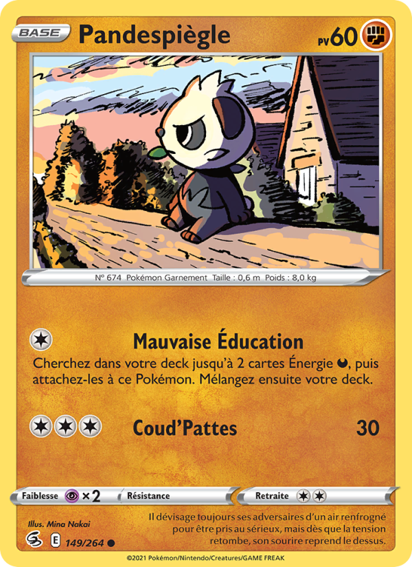 Pandespiègle 149 — Fusion Strike (French Pokémon TCG card)
