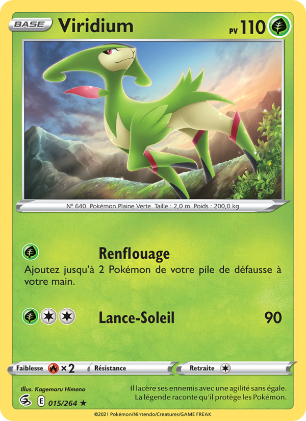 Viridium 15 — Fusion Strike (French Pokémon TCG card)