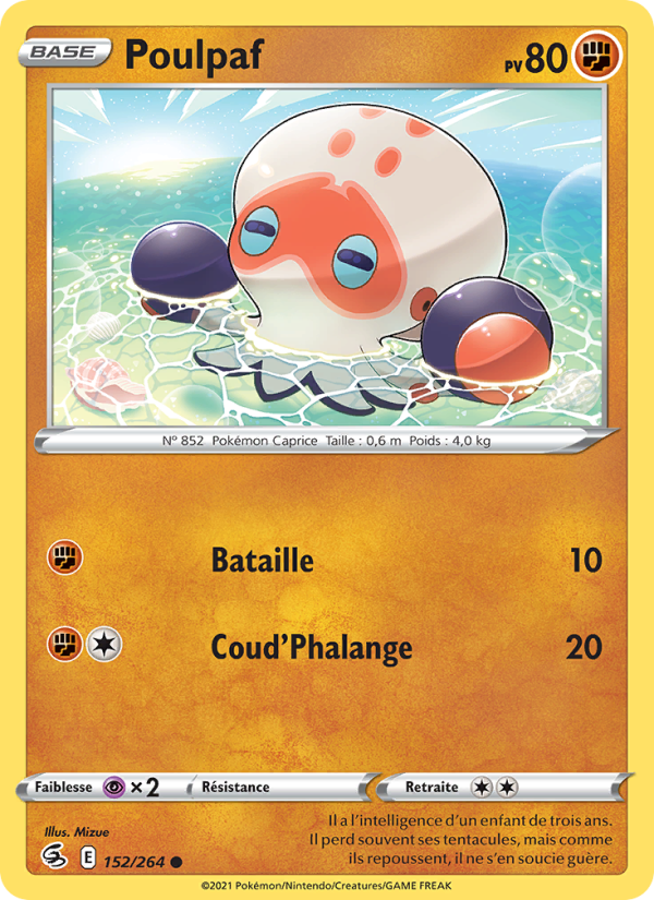 Poulpaf 152 — Fusion Strike (French Pokémon TCG card)