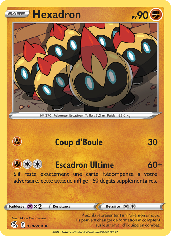 Hexadron 154 — Fusion Strike (French Pokémon TCG card)