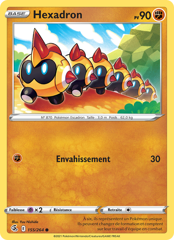 Hexadron 155 — Fusion Strike (French Pokémon TCG card)
