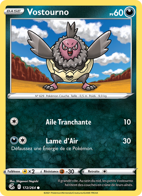 Vostourno 172 — Fusion Strike (French Pokémon TCG card)