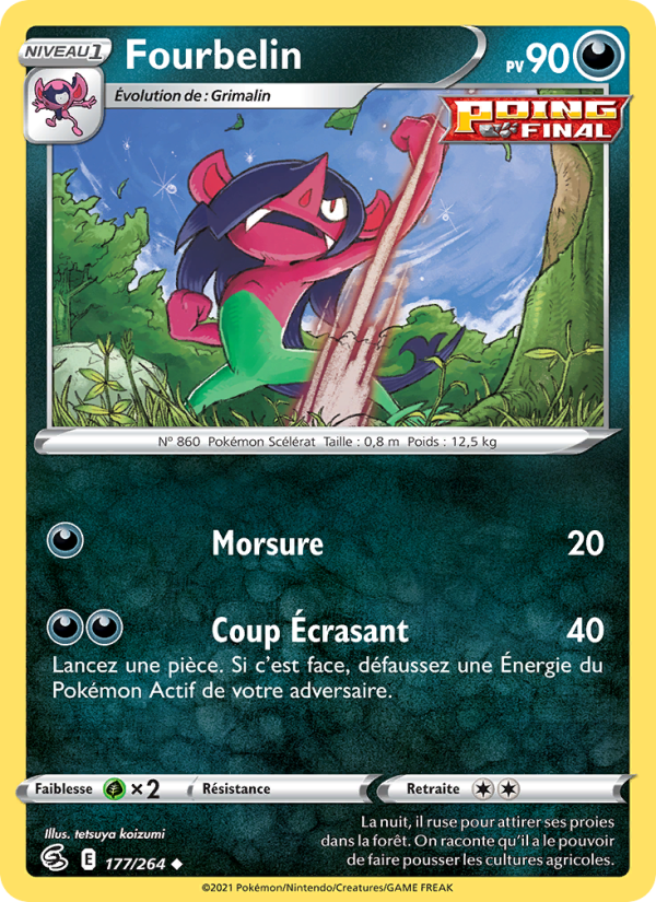Fourbelin 177 — Fusion Strike (French Pokémon TCG card)