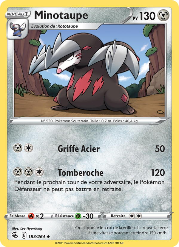 Minotaupe 183 — Fusion Strike (French Pokémon TCG card)