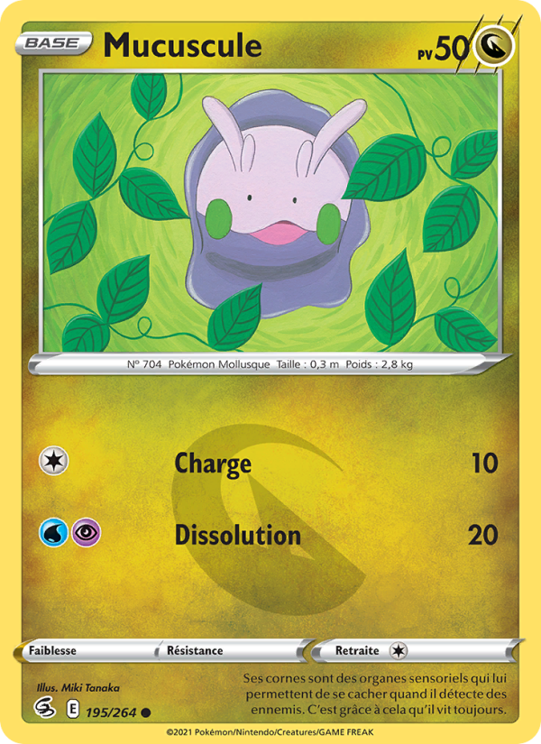 Mucuscule 195 — Fusion Strike (French Pokémon TCG card)