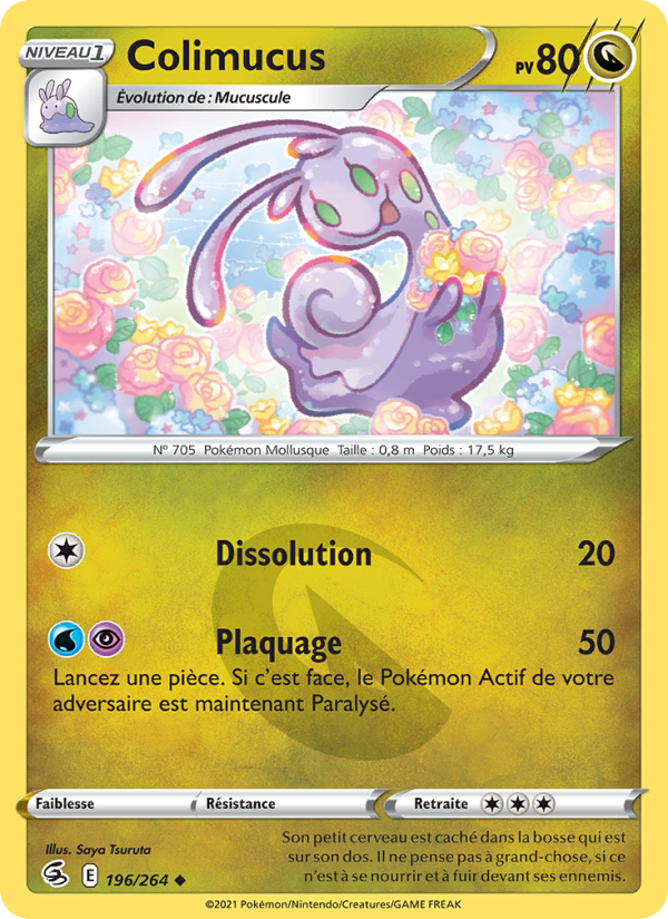 Colimucus 196 — Fusion Strike (French Pokémon TCG card)
