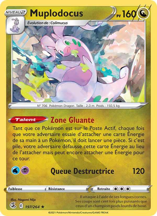 Muplodocus 197 — Fusion Strike (French Pokémon TCG card)