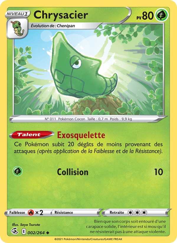 Chrysacier 2 — Fusion Strike (French Pokémon TCG card)