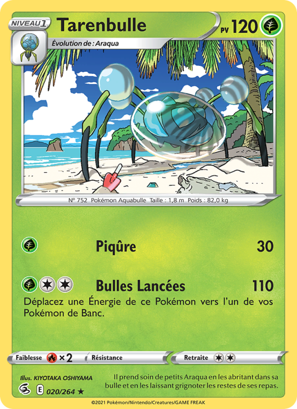 Tarenbulle 20 — Fusion Strike (French Pokémon TCG card)