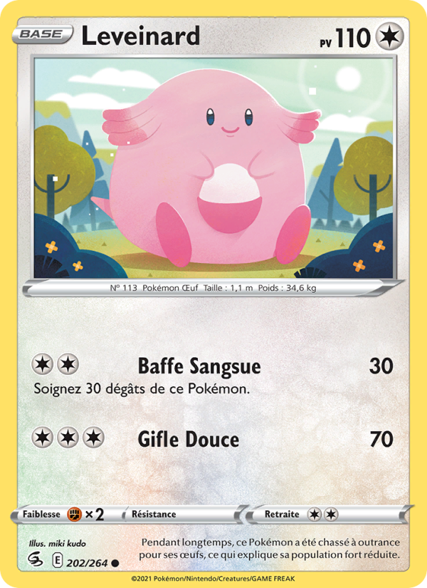 Leveinard 202 — Fusion Strike (French Pokémon TCG card)