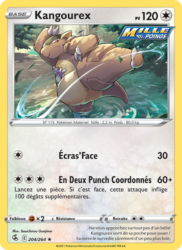 Kangourex 204 — Fusion Strike (French Pokémon TCG card)