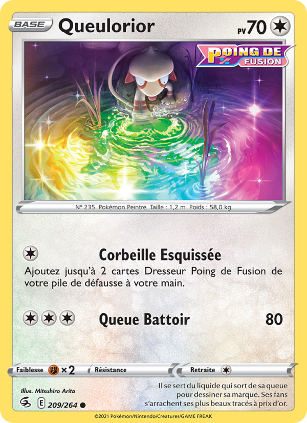 Queulorior 209 — Fusion Strike (French Pokémon TCG card)