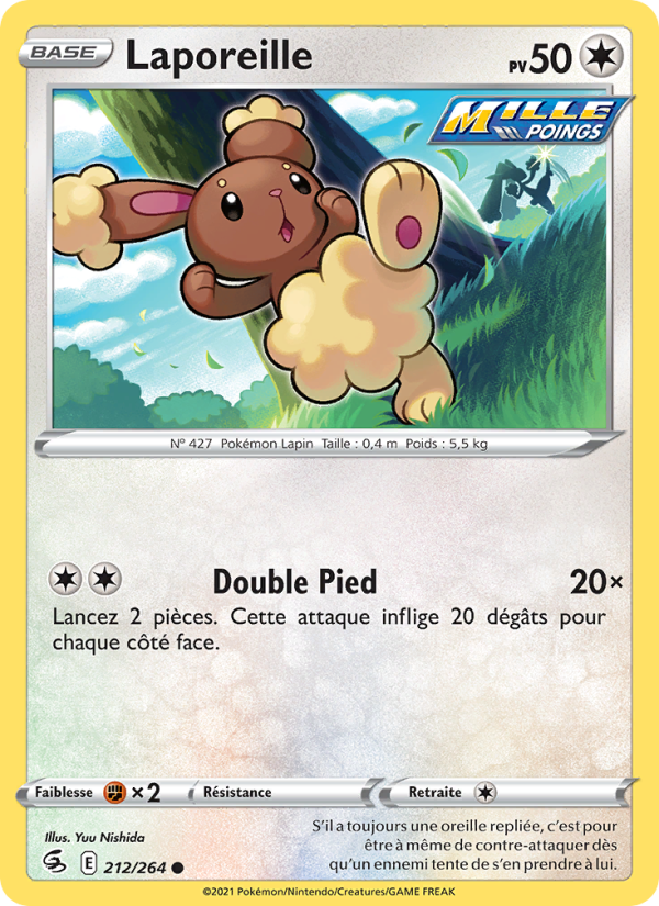 Laporeille 212 — Fusion Strike (French Pokémon TCG card)
