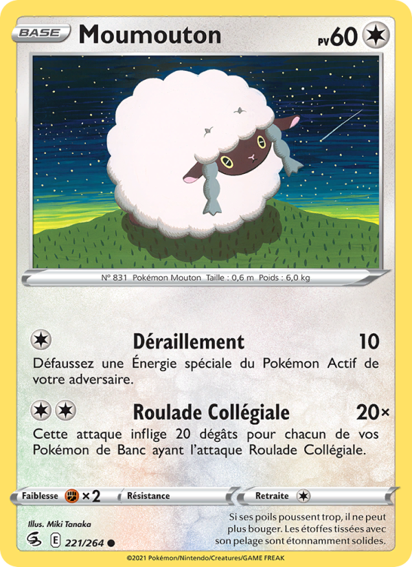 Moumouton 221 — Fusion Strike (French Pokémon TCG card)