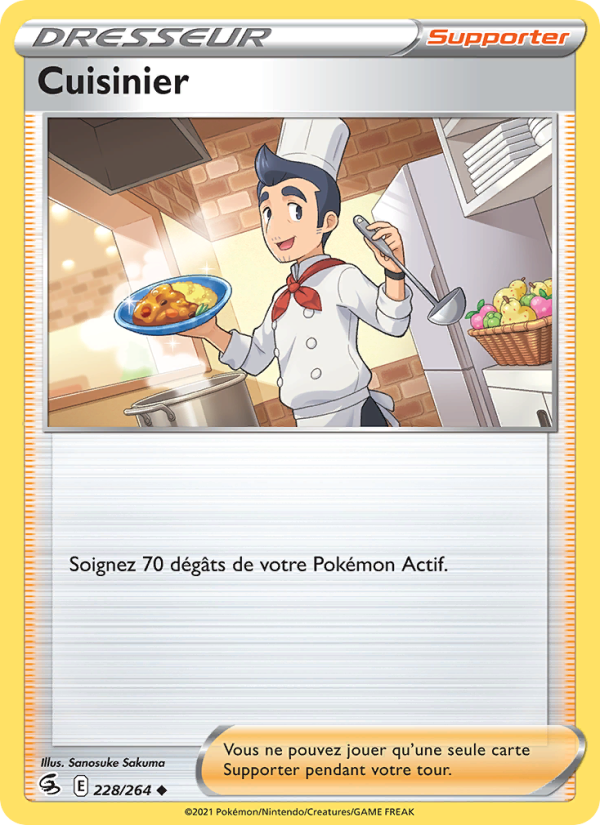 Cuisinier 228 — Fusion Strike (French Pokémon TCG card)
