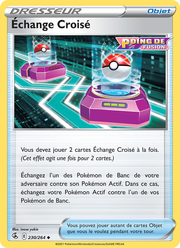 Échange Croisé 230 — Fusion Strike (French Pokémon TCG card)