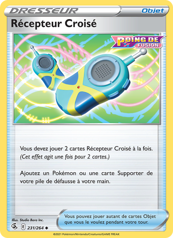 Récepteur Croisé 231 — Fusion Strike (French Pokémon TCG card)