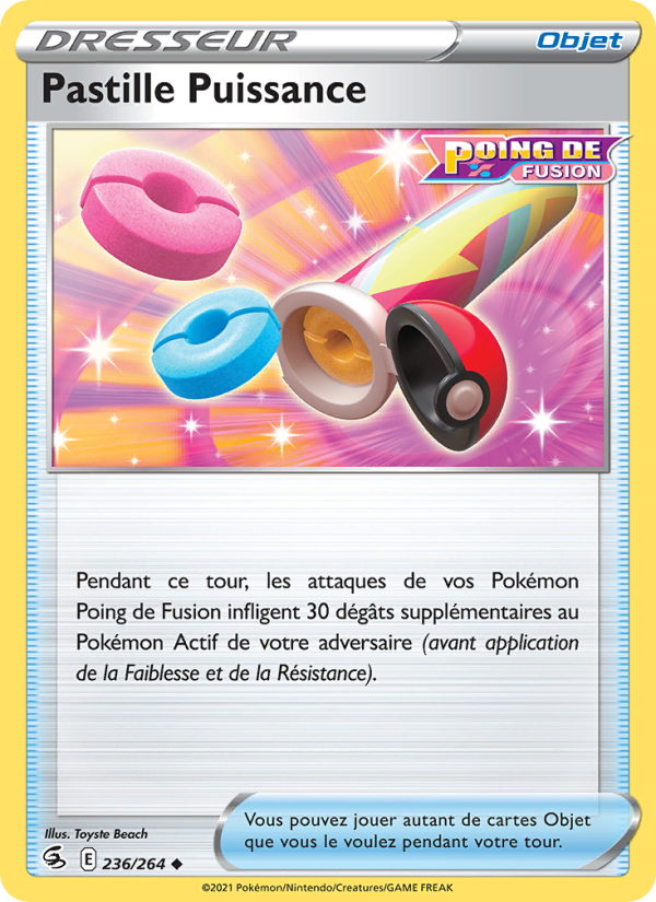 Pastille Puissance 236 — Fusion Strike (French Pokémon TCG card)