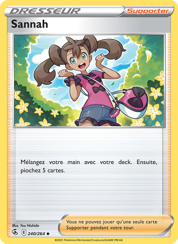 Sannah 240 — Fusion Strike (French Pokémon TCG card)