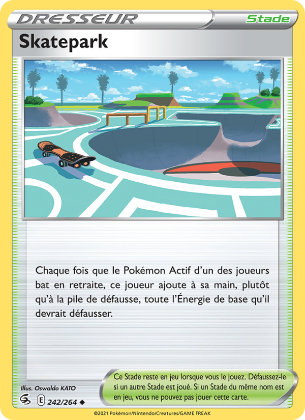 Skatepark 242 — Fusion Strike (French Pokémon TCG card)