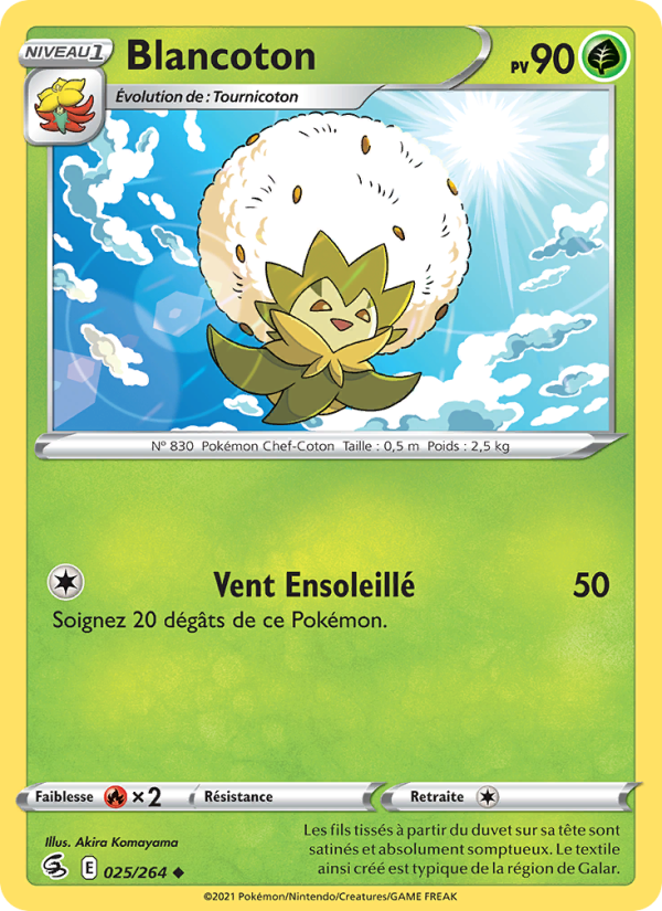 Blancoton 25 — Fusion Strike (French Pokémon TCG card)
