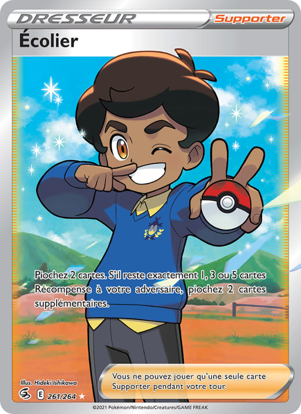 Écolier 261 — Fusion Strike (French Pokémon TCG card)