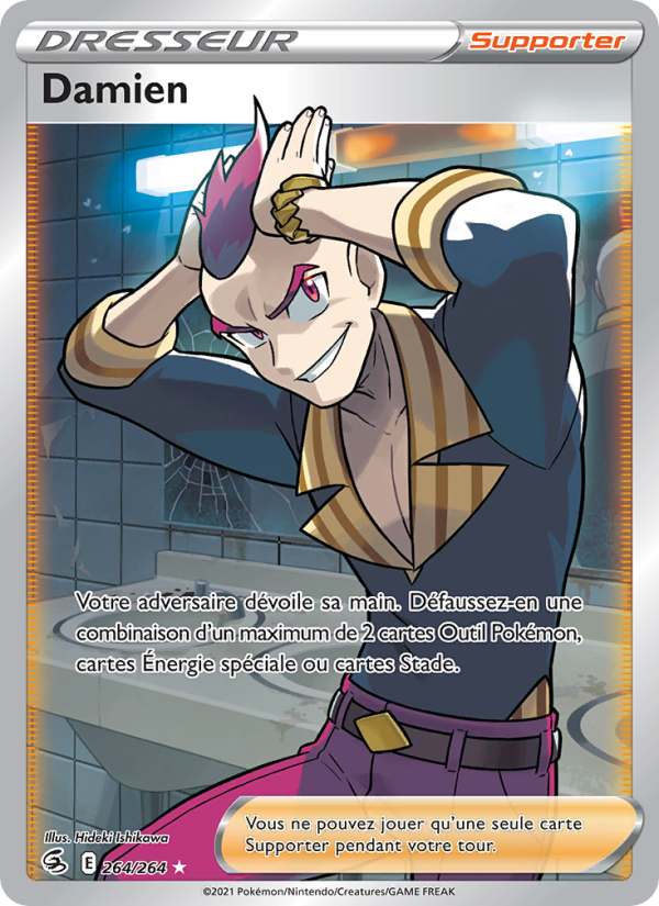 Damien 264 — Fusion Strike (French Pokémon TCG card)