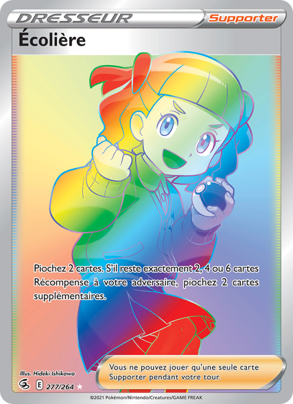 Écolière 277 — Fusion Strike (French Pokémon TCG card)