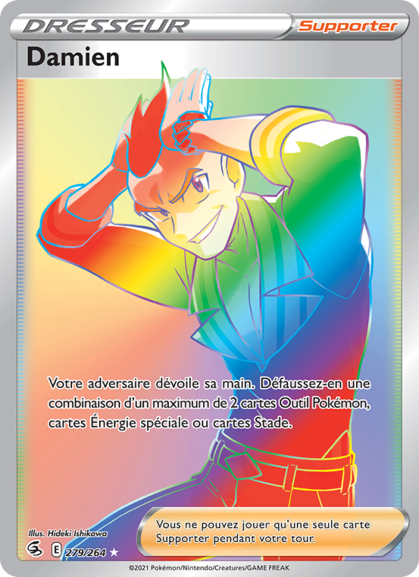 Damien 279 — Fusion Strike (French Pokémon TCG card)