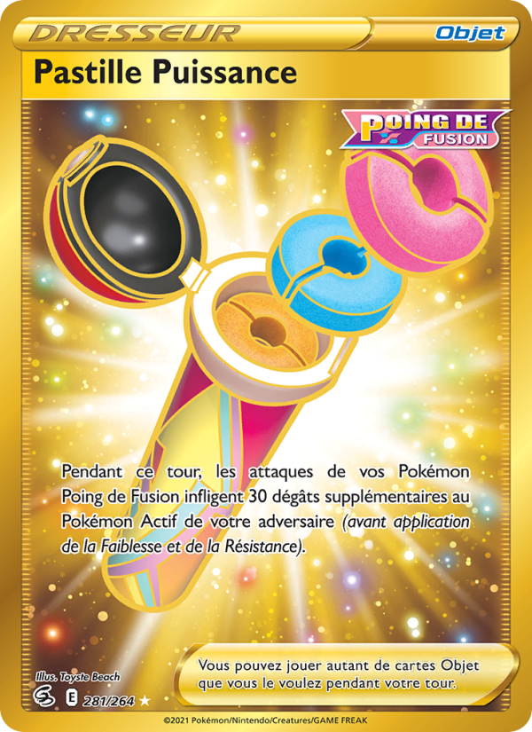 Pastille Puissance 281 — Fusion Strike (French Pokémon TCG card)
