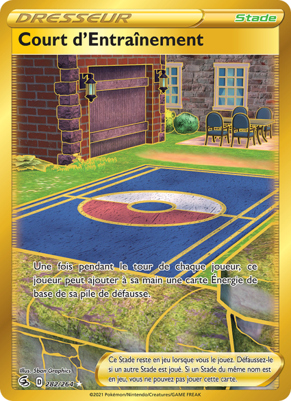 Court d'Entraînement 282 — Fusion Strike (French Pokémon TCG card)