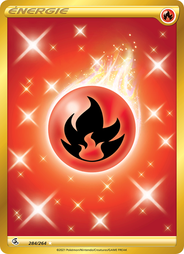 Énergie Feu 284 — Fusion Strike (French Pokémon TCG card)