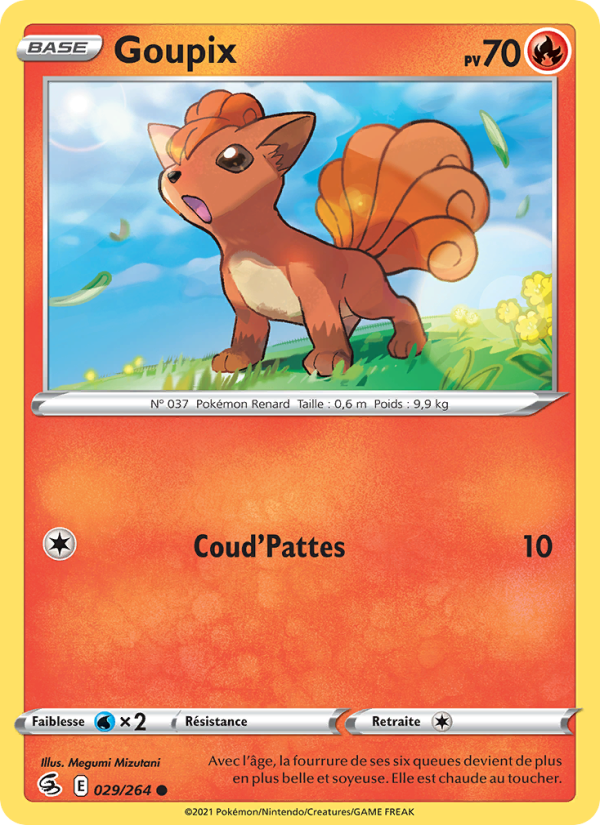 Goupix 29 — Fusion Strike (French Pokémon TCG card)