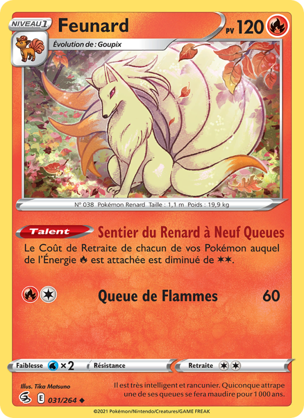 Feunard 31 — Fusion Strike (French Pokémon TCG card)