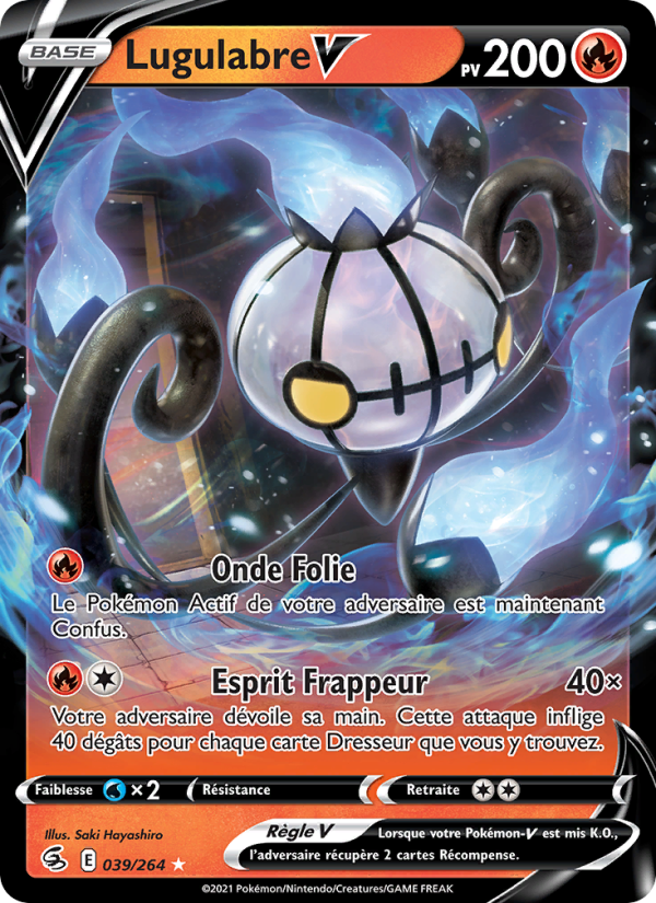 Lugulabre V 39 — Fusion Strike (French Pokémon TCG card)