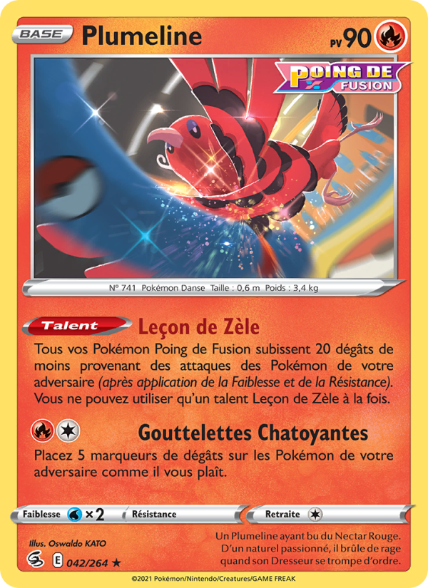 Plumeline 42 — Fusion Strike (French Pokémon TCG card)