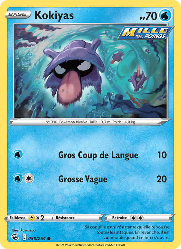 Kokiyas 50 — Fusion Strike (French Pokémon TCG card)