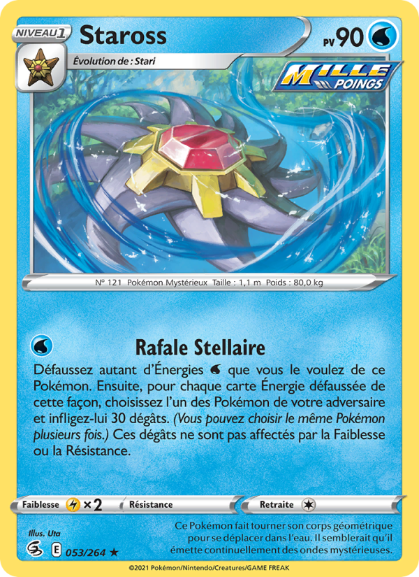 Staross 53 — Fusion Strike (French Pokémon TCG card)