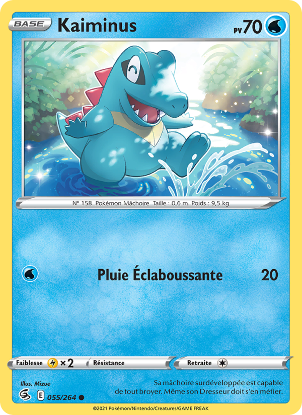 Kaiminus 55 — Fusion Strike (French Pokémon TCG card)