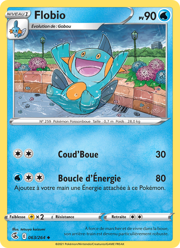 Flobio 63 — Fusion Strike (French Pokémon TCG card)
