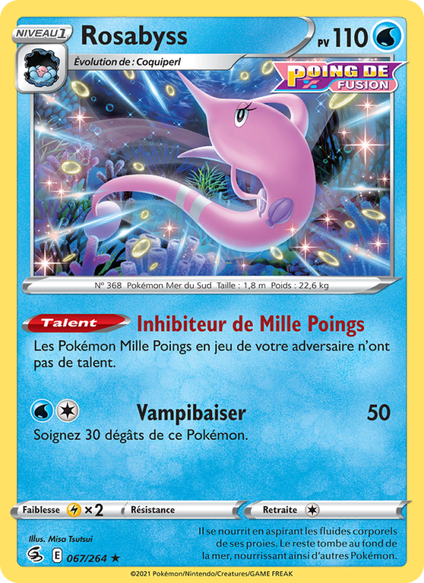Rosabyss 67 — Fusion Strike (French Pokémon TCG card)