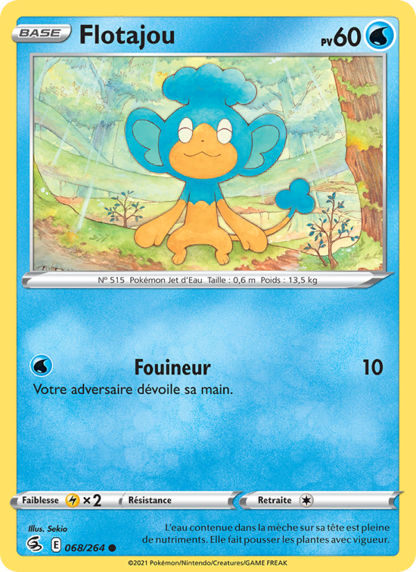 Flotajou 68 — Fusion Strike (French Pokémon TCG card)