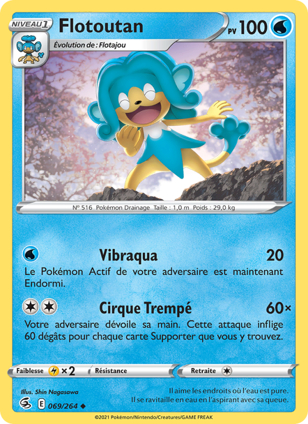 Flotoutan 69 — Fusion Strike (French Pokémon TCG card)